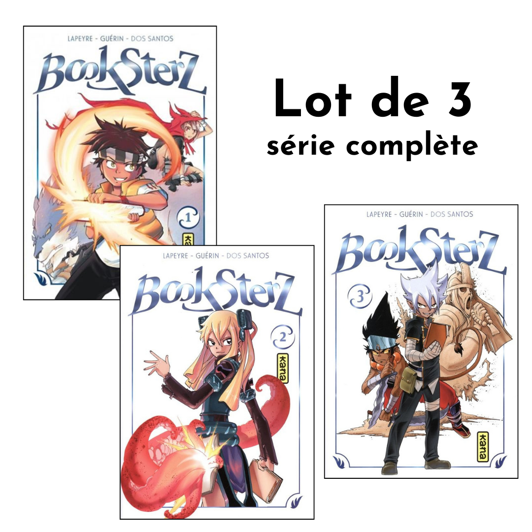 Booksterz Lot de 3 (série complète)