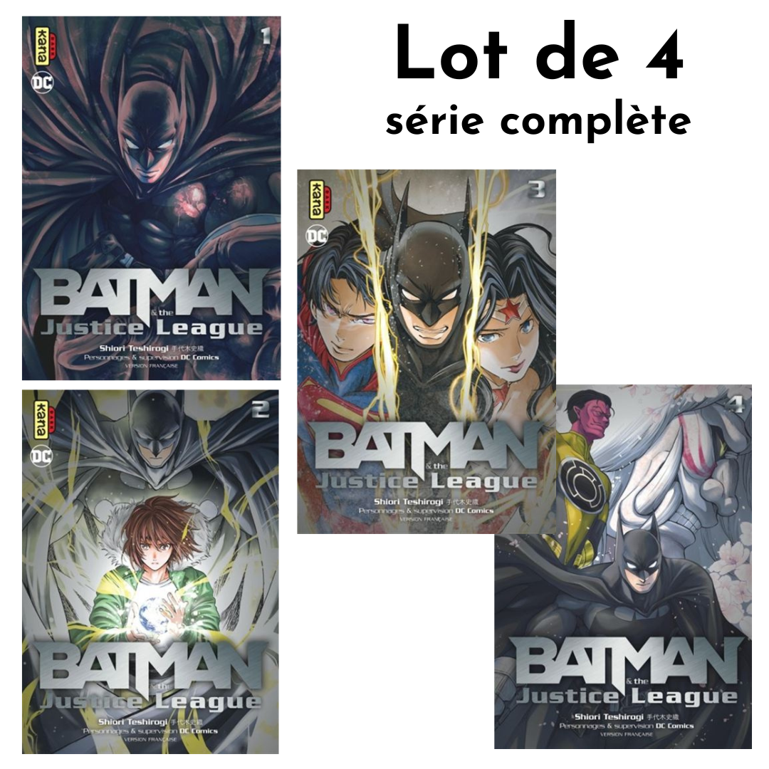 Batman & the Justice League (fr) Lot de 4 (série complète)