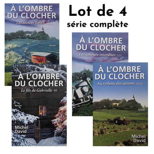 À l'ombre du clocher Lot de 4 (série complète)