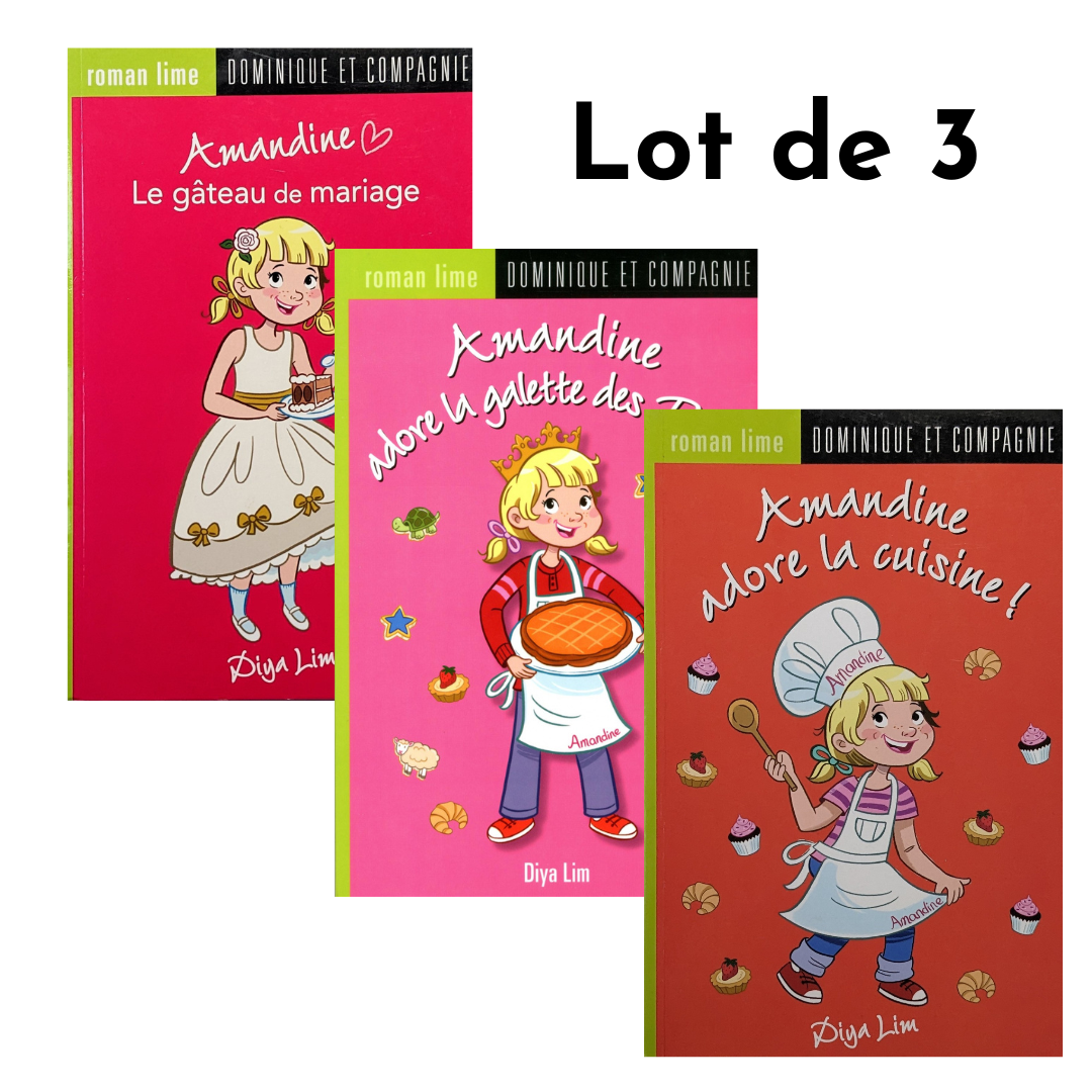 Amandine en lot de 3!