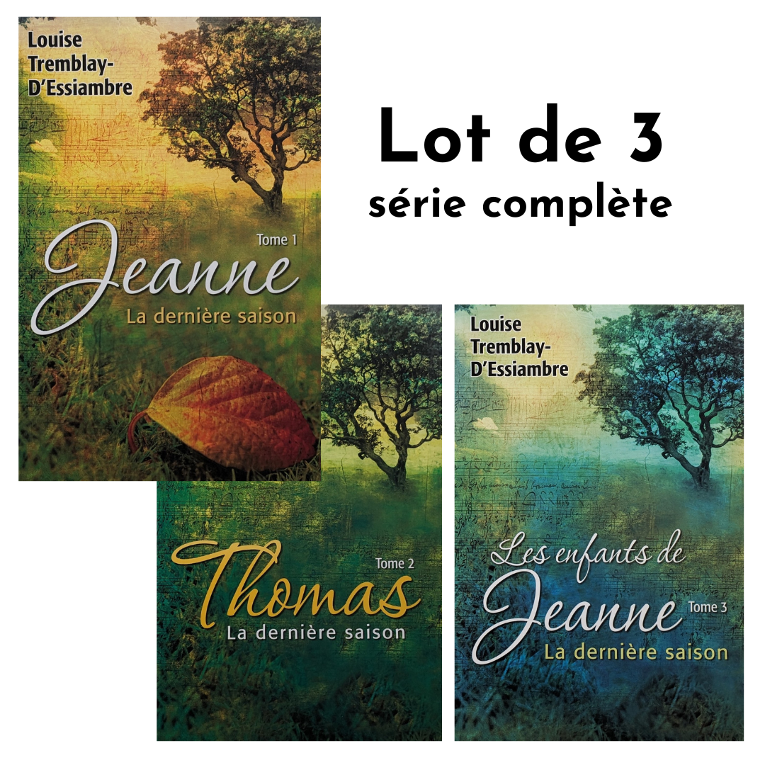 La dernière saison Lot de 3 (série complète)