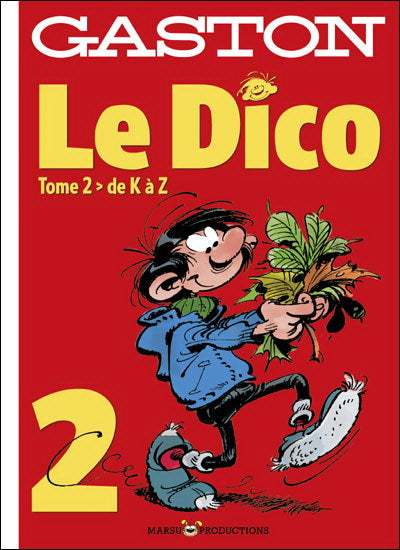 Gaston : Le Dico de K à Z livre jeunesse, librairie jeunesse, le zèbre à pois