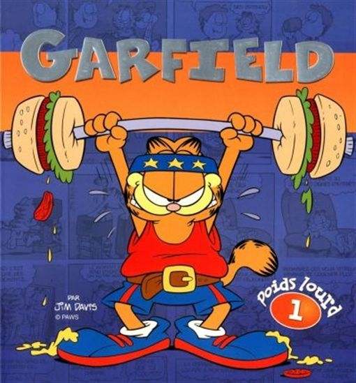 Garfield : Poids lourd #1 livre jeunesse, librairie jeunesse, le zèbre à pois