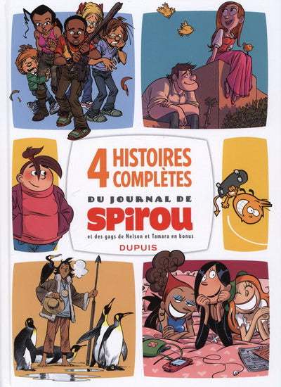 Spirou : 4 histoires complètes du journal spirou des gags de Nelson et Tamara en bonus livre jeunesse, librairie jeunesse, le zèbre à pois
