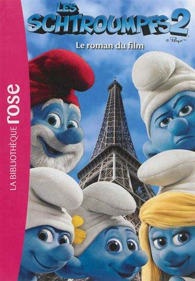 Les schtroumpfs 2 : Le roman du film livre jeunesse, librairie jeunesse, le zèbre à pois