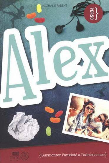 Alex : surmonter l'anxiété à l'adolescence livre jeunesse, librairie jeunesse, le zèbre à pois