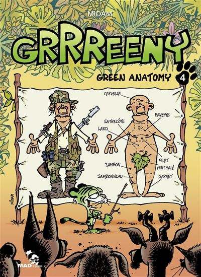 Grrreeny : Green anatomy #04 livre jeunesse, librairie jeunesse, le zèbre à pois
