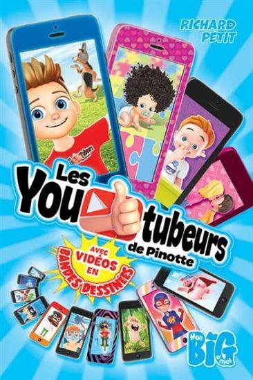 Les YouTubeurs de Pinotte Librairie jeunesse le Zèbre à pois livre jeunesse, livre enfant, librairie jeunesse, librairie en ligne Librairie jeunesse le Zèbre à pois