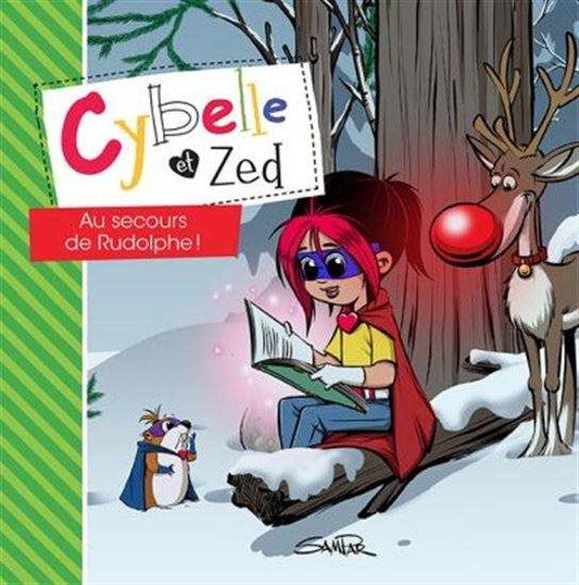 Cybelle et Zed : Au secours de Rudolphe! livre jeunesse, librairie jeunesse, le zèbre à pois