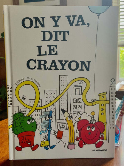 On y va dit le crayon livre jeunesse, librairie jeunesse, le zèbre à pois