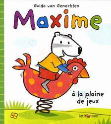 Maxime : À la plaine de jeux livre jeunesse, librairie jeunesse, le zèbre à pois